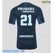 Camisa de time de futebol Feyenoord Anel Ahmedhodzic #21 Replicas 2º Equipamento 2025-26 Manga Curta
